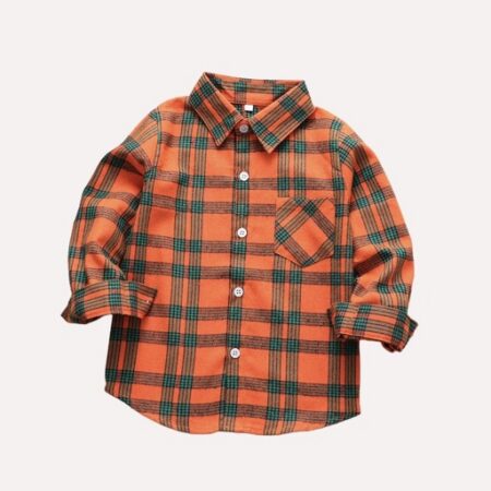 Ruuduline flanellpluus poistele