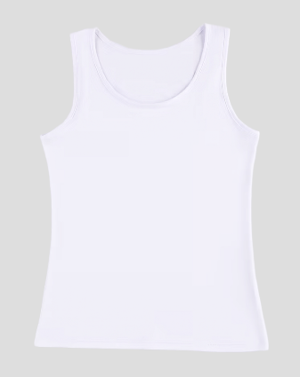 Valge sportlik maika